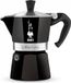 Bialetti Cafetière La Mokina, 1 tasse, 40 ml, noir, convient à tous types de cuisinières sauf induction