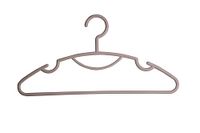 Daphne Kleerhangers, bruin, kunststof, set van 10 stuks