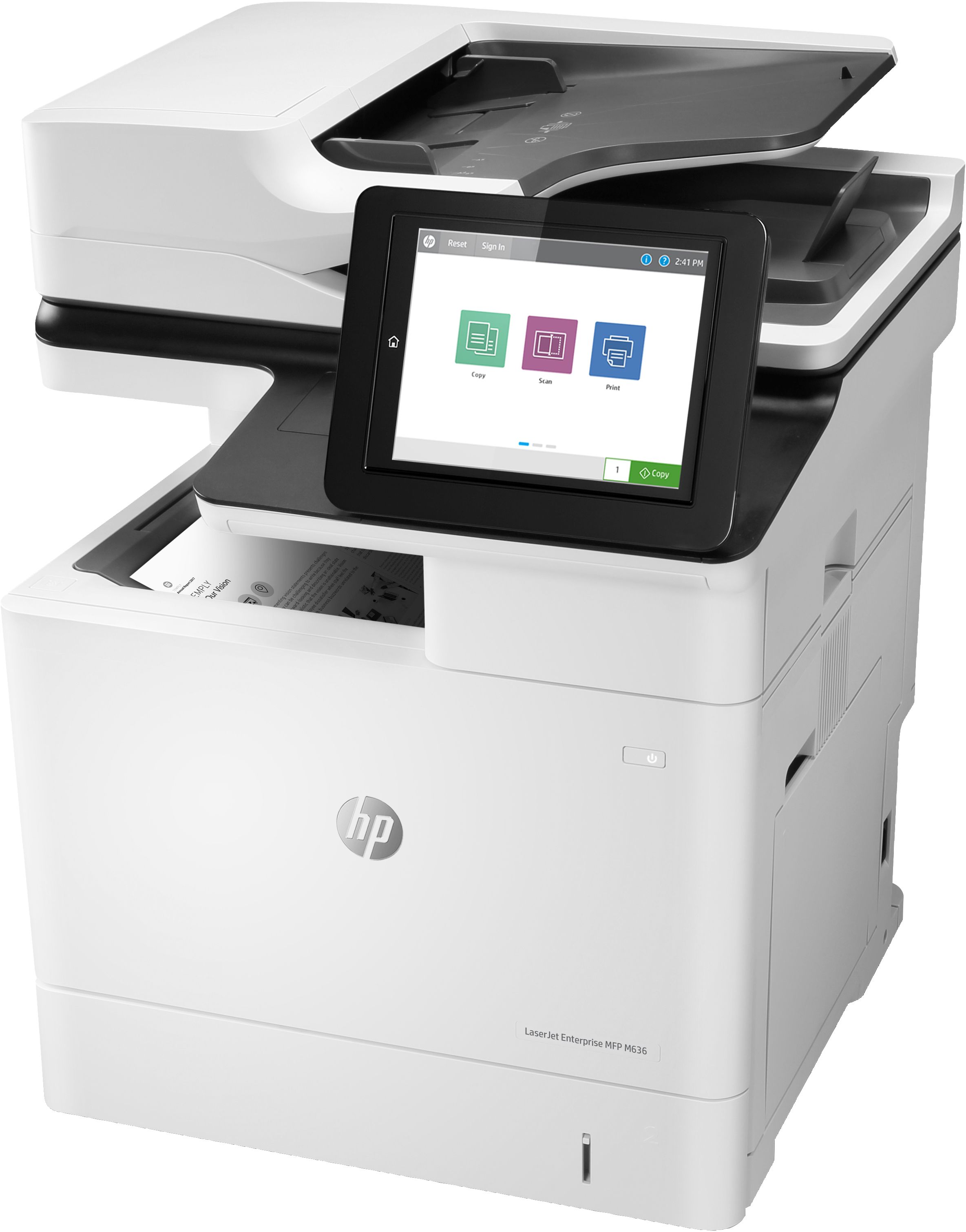 HP LaserJet Enterprise MFP M636fh - Multifunctionele Laserprinter - A4 - Zwart/Wit