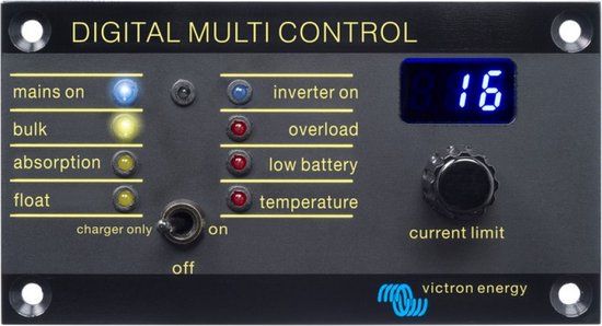 Victron Digital Multi Control 200/200A - Black