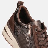 Marco Tozzi Dames Sneaker 2-23767-45 Bruin Textiel/Synthetisch Maat 37