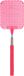 Merkloos Vliegenmepper - uitschuifbaar - roze - 25 tot 60 cm - telescopisch