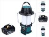 Makita DMR 055 T1 radio sur batterie 18 V FM avec lanterne torche 360° + 1x batterie 5,0 Ah - sans chargeur