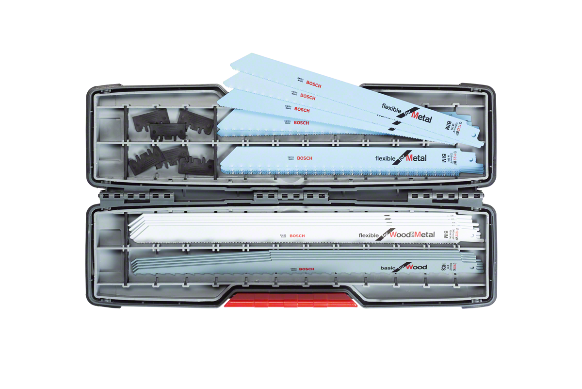 Bosch Reciprozaagbladenset voor hout en metaal, Tough Box, 20-delig