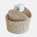 LOBERON Toiletrolhouder Suarce bruin/wit