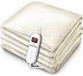 Sinnlein® Elektrische Deken - Fleece - 160x120cm - Crème - 9 Warmtestanden - Timer - Digitaal Display