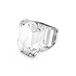 Swarovski Lucent Ring Zilverkleur Wit Kristal Maat 60