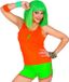 Widmann - Jaren 80 & 90 Kostuum - Sportieve Hotpants Neon Groen Vrouw - Groen - One Size