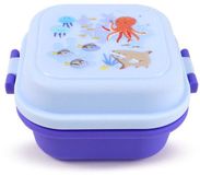 Merkloos Bentobox/Lunchbox - Mariniverse Zeeleven - Blauw - 8x12x12cm