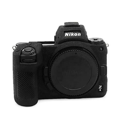 kinokoo siliconen hoesje compatibel voor Nikon Z6 Z7 beschermhoes, Zwart