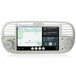 Hexinex autoradio 7 pouces Android 15 avec CarPlay et Android Auto, 2Go+64Go mémoire, adapté pour Fiat 500 (2007-2015), navigation GPS, Wi-Fi, Bluetooth, FM, RDS, commande au volant (SWC), DSP, 2DIN, Dab+