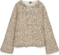 Vero Moda Bella Boatneck Top Beige Women's Size M