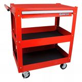 KING TONY 874411B gereedschapswagen met 3 planken en 1 lade