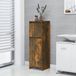 Maison Exclusive - Armoire de salle de bain, placage chêne fumé, 30x30x95 cm, panneau de fibres de bois