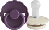 FRIGG Daisy Fopspeen - 2 Stuks - Latex - Violet Dream / Lilac