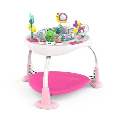 bright starts Bright Starts Bounce Bounce Baby™ 2-in-1 trampoline & tafel Roze