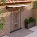 Maison Exclusive - Auvent de porte, noir et transparent, 239x90 cm, polycarbonate