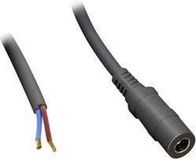TRU COMPONENTS Laagspannings-aansluitkabel Zwart