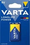 Varta 10x Longlife Max Power Alkaline Batterijen 9V