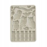 Stamperia Siliconen Mal A5 - The Owl's House - Uilen & Takken