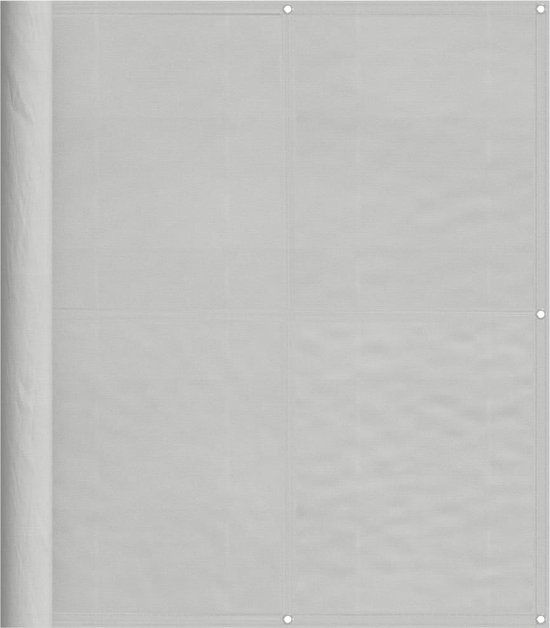 vidaXL Balkonscherm - 120x400 cm - 100% oxford polyester - lichtgrijs