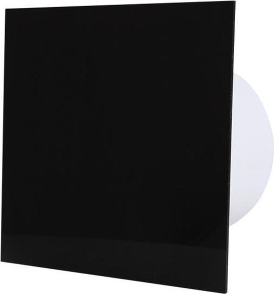 Air Roxy Badkamerventilator - Ø 100 mm - Zwart - Met Timer