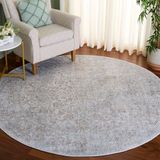 Safavieh Evoke Collection Traditioneel tapijt - Korte pool, ivoor en taupe, 91 x 91 cm