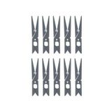 MSV Wasknijpers Grijs – 8,5 cm Knijpers van Polypropyleen – Praktische Kleerknijpers voor Alle Soorten Wasgoed