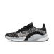 Nike SuperRep Go 3 Flyknit Next Nature Dames Trainingsschoenen Zwart/Wit/Metallic Silver 36.5