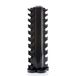 Muscle Power Dumbbell Tower - Black - Storage System Round and Hexagonal Dumbbells