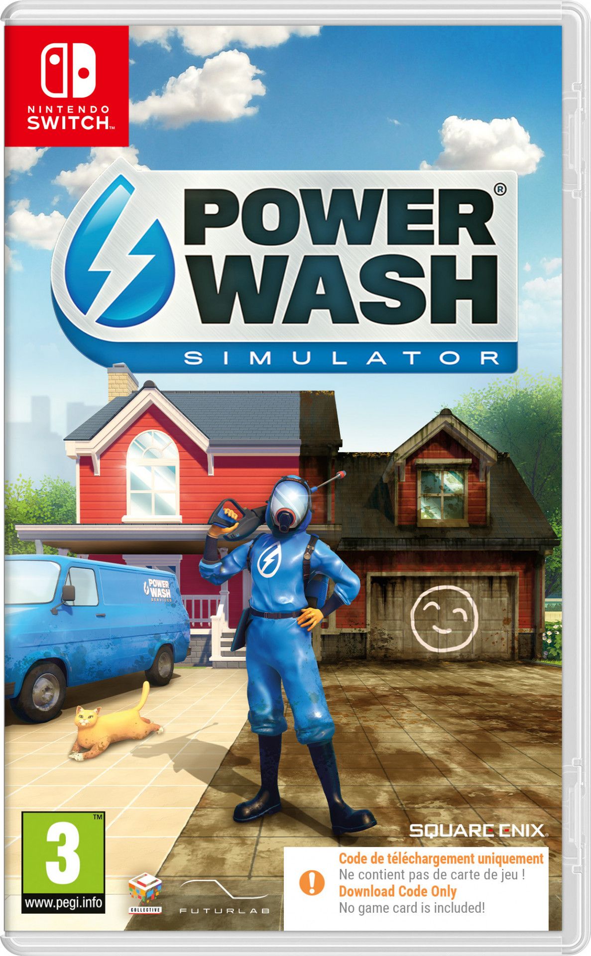 Square Enix PowerWash Simulator (code in a box) - Nintendo Switch