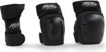 REKD Heavy Duty Triple Pad Set (Pols / Knie / Elleboog) - Zwart - L (taille enfant)