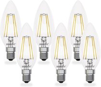 Groenovatie E14 LED Filament Kaarslamp 2W Warm Wit Dimbaar 6-Pack