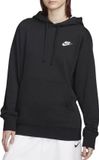 Nike Sportswear Club Hoodie PO FT Heren Trui - Maat L - Zwart