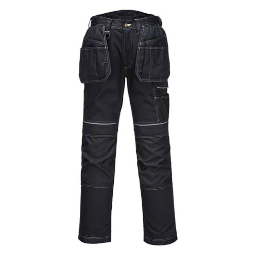 Portwest PW3 Werkbroek met holsterzakken T602 - Zwart - 34