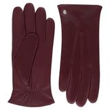 Roeckl Vingerhandschoenen 'PRAG' wijnrood / karmijnrood / donkerrood
