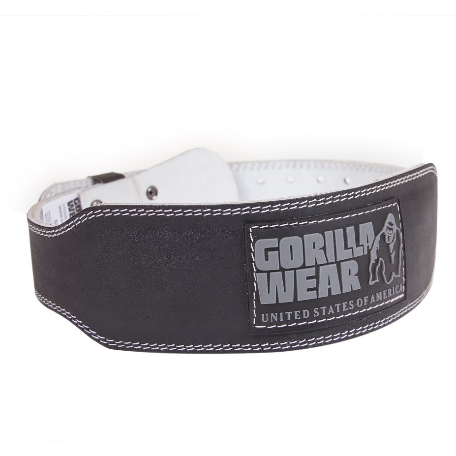 Gorilla Wear 4 Inch Padded Leather Belt - S/M