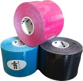 Inuk - Kinesiotape - 3 rollen zwart roze blauw - Watervast - Premium Quality