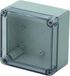 Weidmüller MPC 12/12/07 TRSP 9535240000 Universele behuizing 125 x 125 x 75 Polycarbonaat Lichtgrijs, Transparant 1 stuk(s)