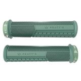Peaty's Monarch Pro Fietshandgrepen, paddenstoeltextuur voor trailcomfort, dual-compound-design met dempingskern, BMX, e-bike en MTB, dun, 30-32 mm, mintgroen