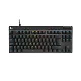 Logitech G PRO X TKL GALVATRON gamingtoetsenbord, uiterst mobiel ontwerp zonder numpad, LIGHTSYNC RGB, PBT-toetsen, US INTL - Zwart