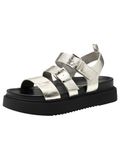 Tamaris Sandalen Plat Sandalen Plat - Zilverkleur - Maat 40