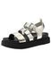 Tamaris Sandalen Plat Sandalen Plat - Zilverkleur - Maat 40