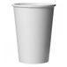 White label Kartonnen koffiebekers wit (100 stuks)