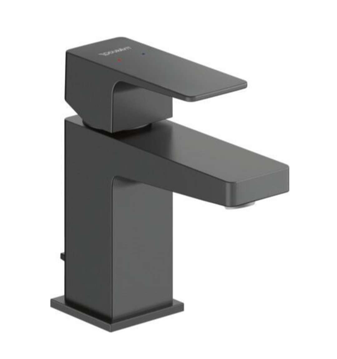 Duravit Manhattan - Wastafelkraan met afvoer, mat zwart