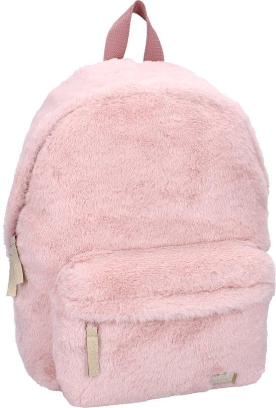 Milky Kiss The Wow Factor Rugzak - Roze - Faux Fur