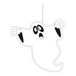 Bellatio Decorations Hangende spook-geest - papier - brandvertragend - 20 cm - halloween