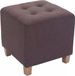 Outdoor Match Poef / Hocker Leola - brun antique