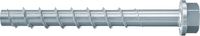 Fischer 558224 Betonschroef 190 mm 12 mm Inbus Gegalvaniseerd staal 20 stuk(s)