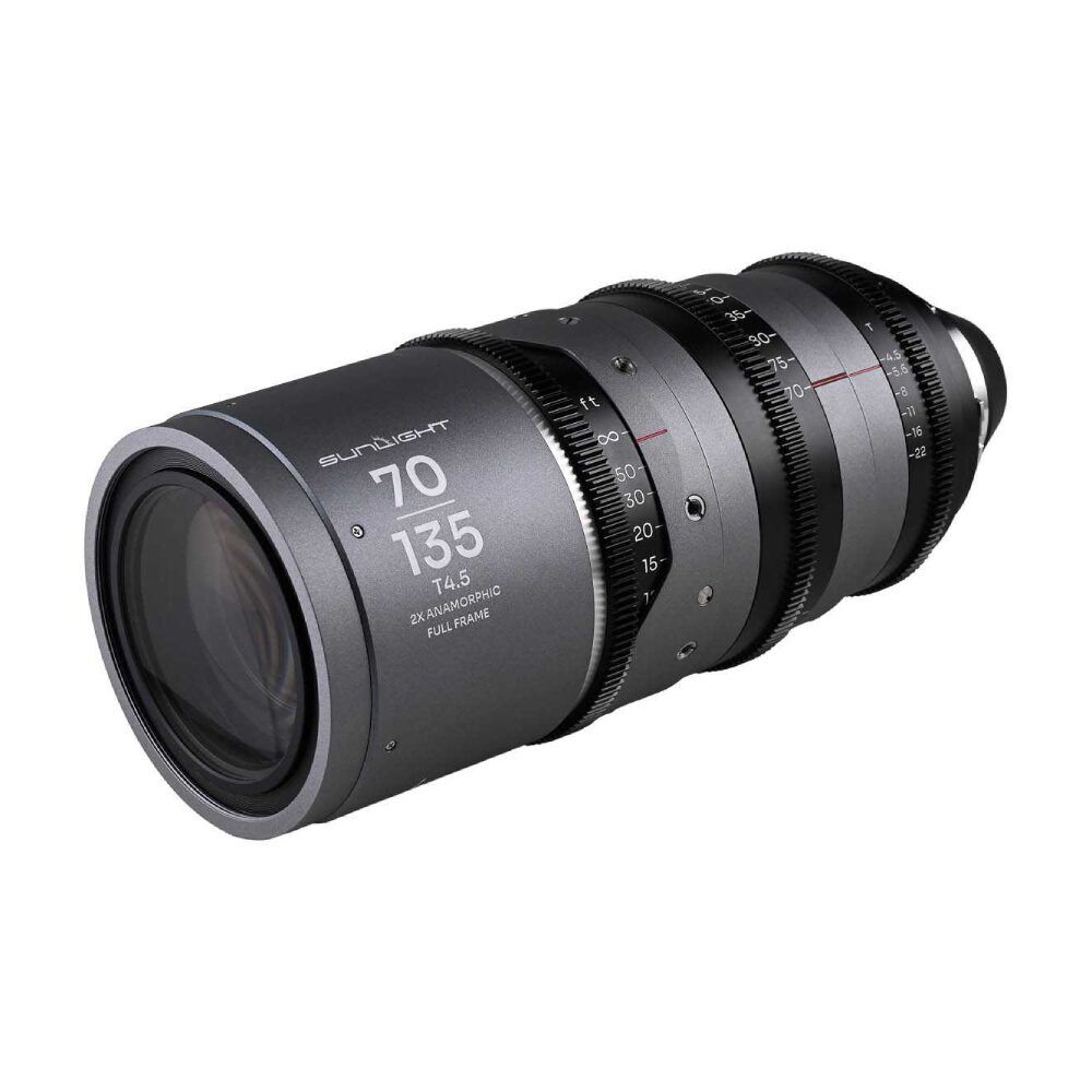 Laowa Sunlight FF 70-135mm T4.5 2X Anamorphic Zoom Silver PL-mount objectief